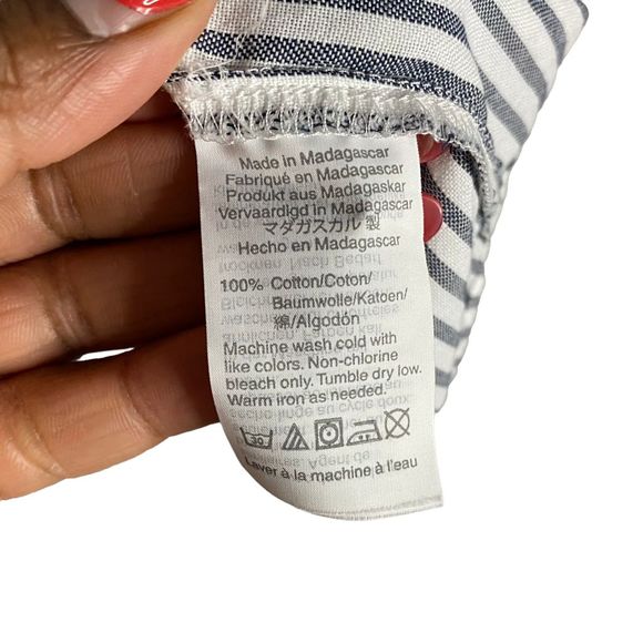 Madewell Women's Courier Shirtdress in Stripe - Picture 9 of 10